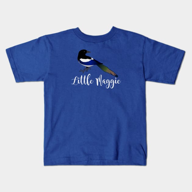 Little Maggie Magpie Kids T-Shirt by GypsyBluegrassDesigns